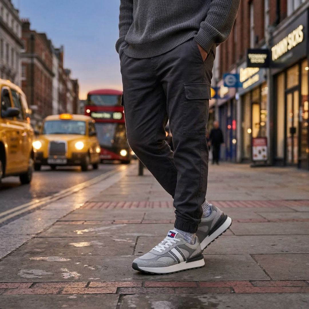 Tommy Hilfiger Jeans TJM Technical Runner ESS EM0EM01537-GRYWHT