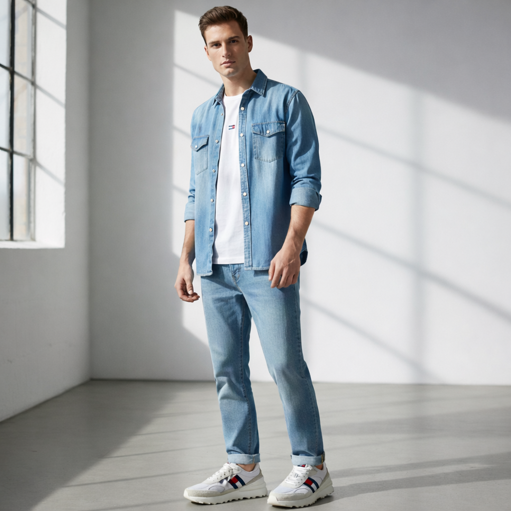 Tommy Hilfiger Jeans TJM Technical Runner ESS EM0EM01537-WHTGRY