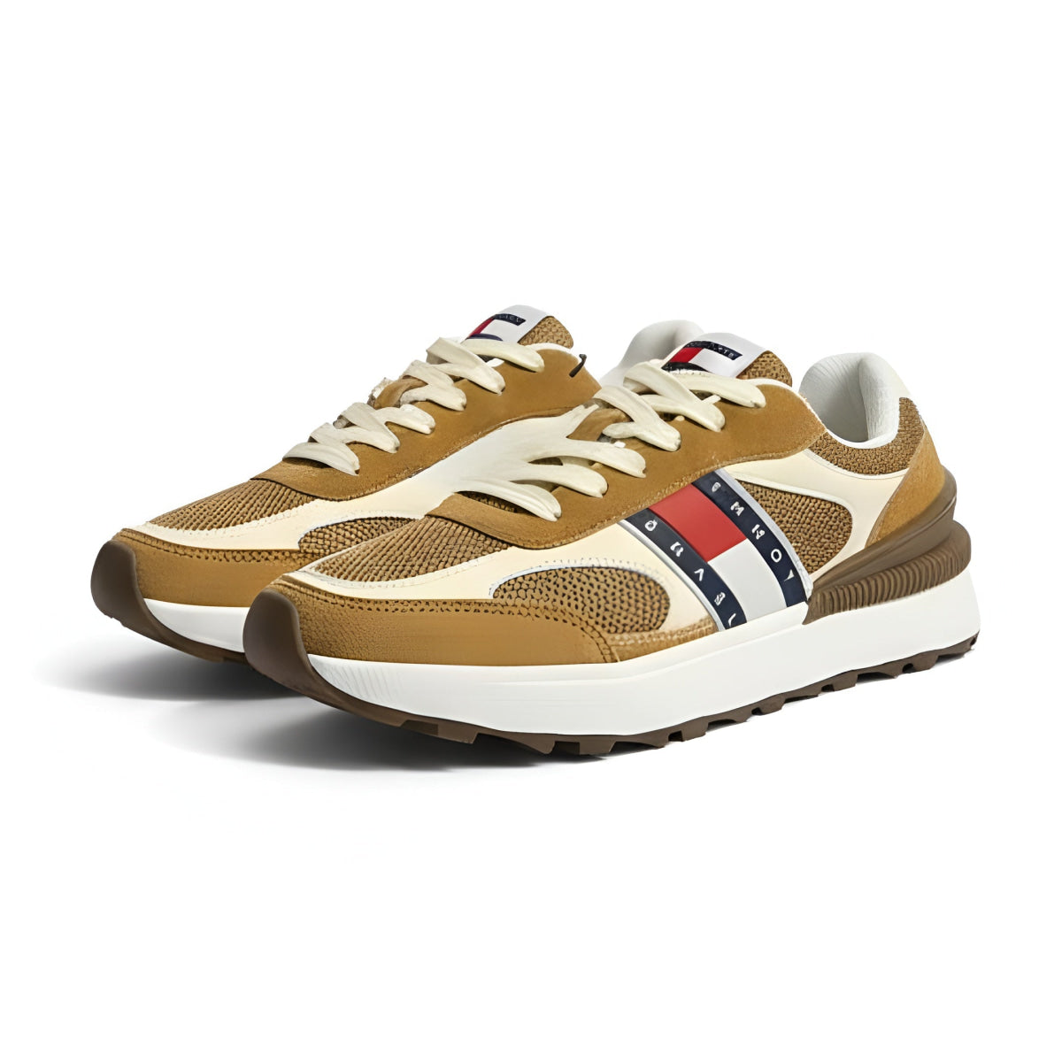 Tommy Hilfiger Jeans TJM Technical Runner ESS EM0EM01537-WHTTAN - White/ Tan / 39