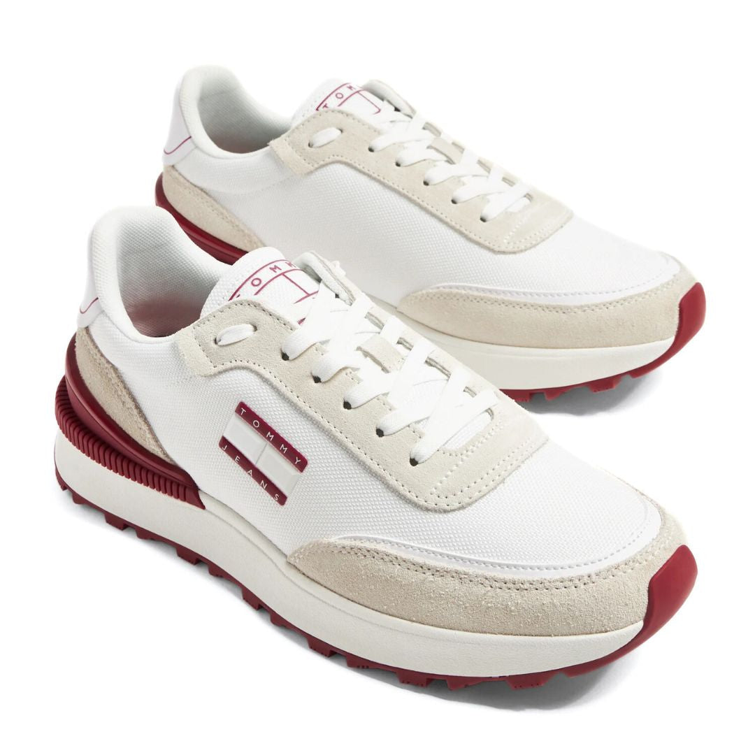 Tommy Hilfiger Jeans TJM Technical Runner Sneakers EM0EM02275-WHTRED