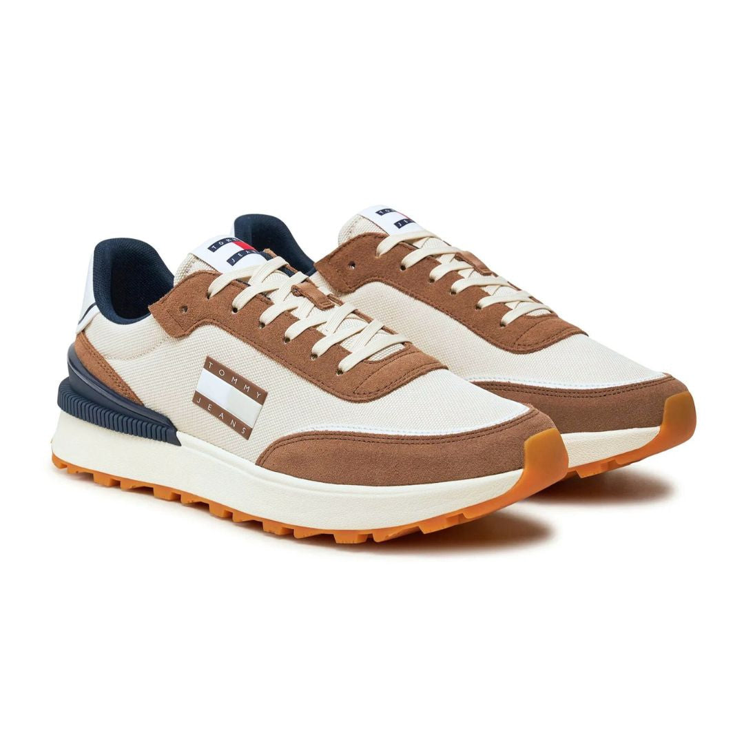 Tommy Hilfiger Jeans TJM Technical Runner Sneakers EM0EM02511-WHTAN