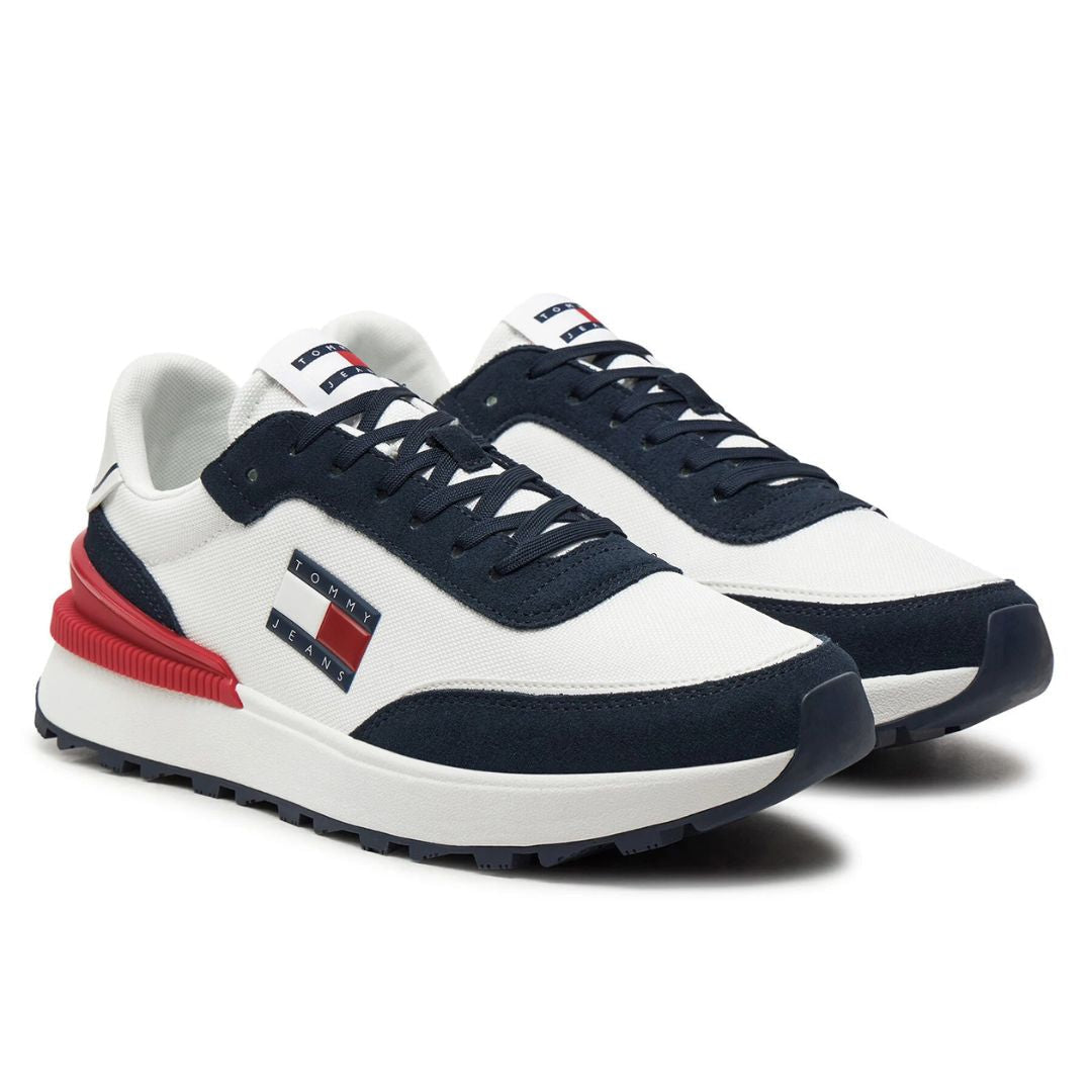 Tommy Hilfiger Jeans TJM Technical Runner Sneakers EM0EM02511-WHTNVY