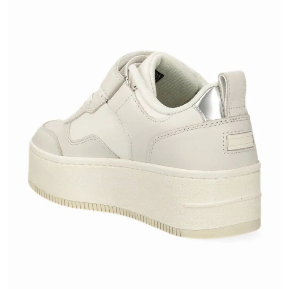 Tommy Hilfiger Jeans TJW Flatform Velcro Trainers Women’s - OFFWHT