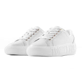 Tommy Hilfiger Jeans Tjw New Cupsole Leather Sneakers Women-WHT