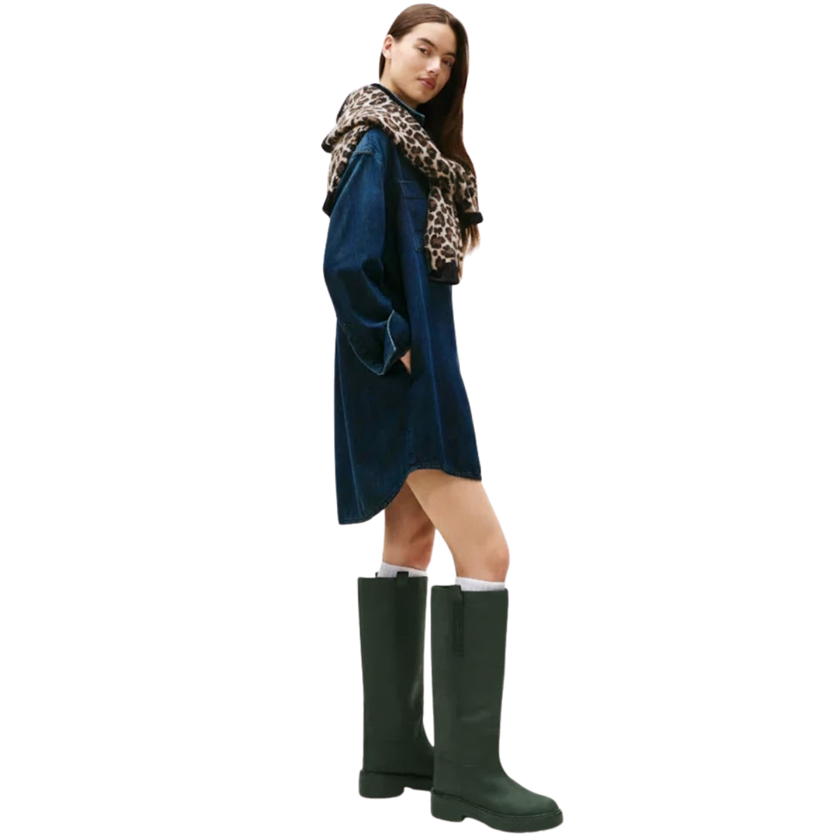 Tommy Hilfiger JEANS TJW RELAXED LONG Boots Women - GRN