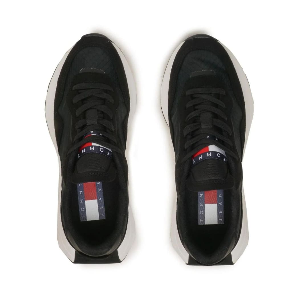 Tommy Hilfiger Jeans TJW Translucent Runner Sneakers Men EN0EN02215-BLK - Shoes