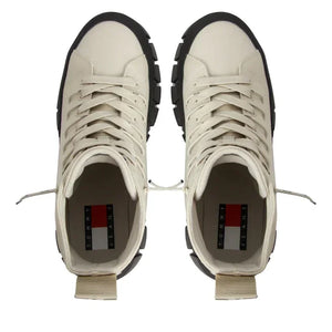 Tommy Hilfiger Jeans TJW Vulc Plt Nylon Mc Sneakers Women EN0EN02241 - BEG - Shoes