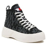Tommy Hilfiger Jeans VULC Knitted MC Sneakers Women - BLK - Beige / 36 - Shoes