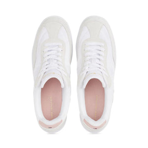 Tommy Hilfiger JHeritage Suede Trainers Women FW0FW08643-WHTPNK