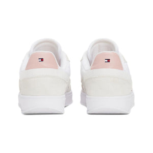 Tommy Hilfiger JHeritage Suede Trainers Women FW0FW08643-WHTPNK