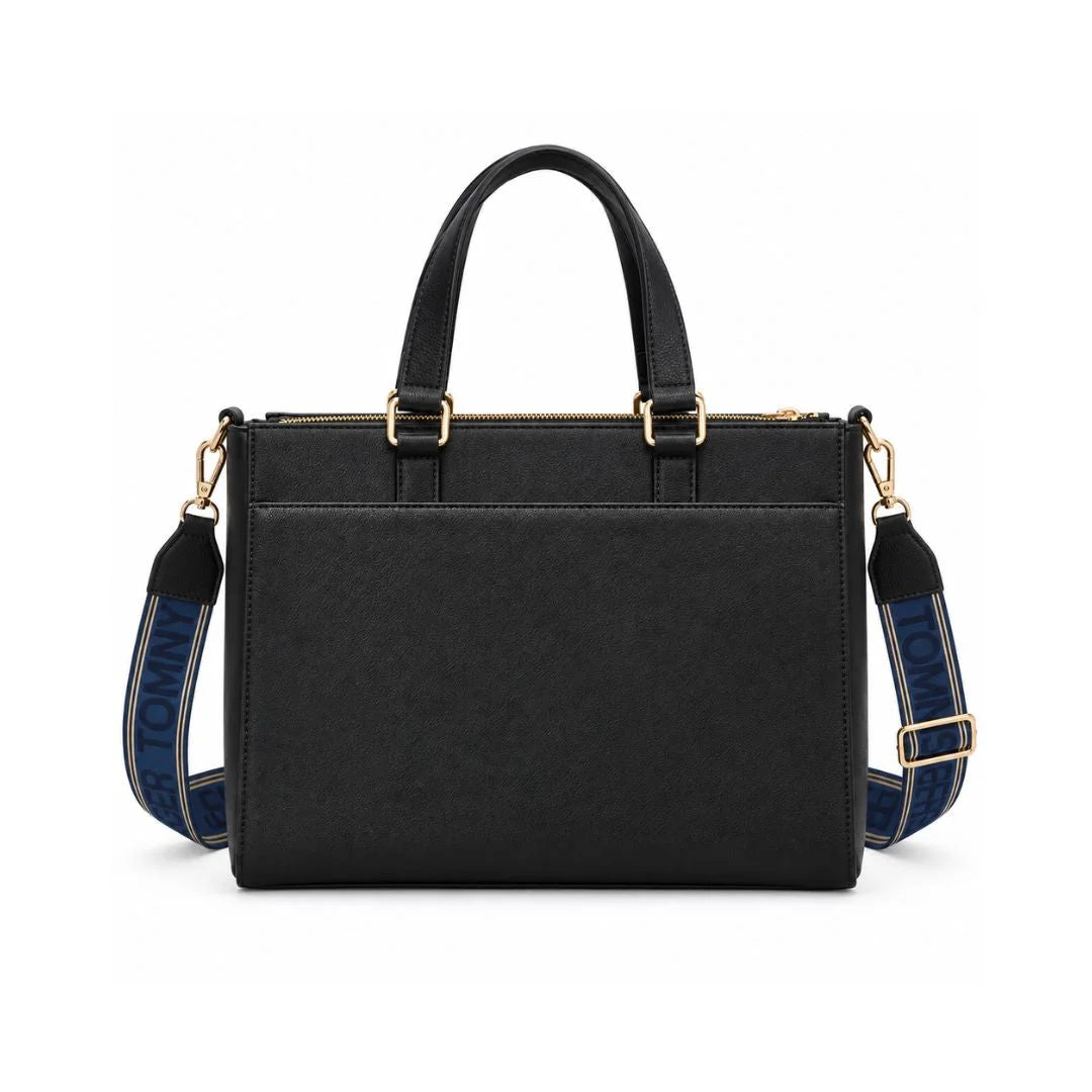 Tommy Hilfiger Joy Satchel Bag AW0AW11181 -TB1 - Black