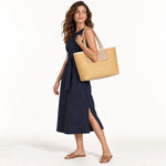 Tommy Hilfiger Keaton II Straw Tote Women - BEG - Beige