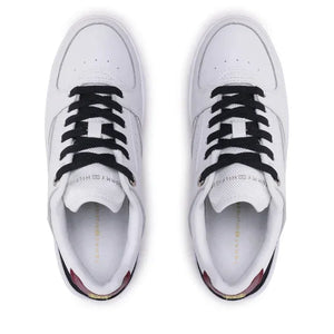 Tommy Hilfiger Leather Basket Sneaker Women FW0FW06951 - WHT - Shoes