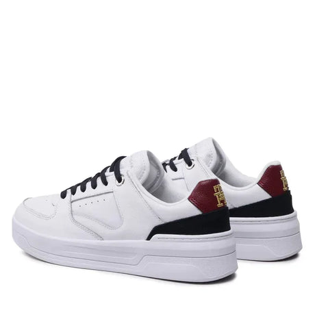 Tommy Hilfiger Leather Basket Sneaker Women FW0FW06951 - WHT - Shoes