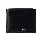 Tommy Hilfiger Leather Slim Bifold With Coin Pocket Men - BLK - Black