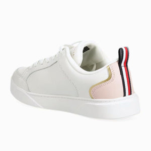 Tommy Hilfiger Leather Sporty Chic Court Sneaker FW0FW07814-WHT