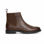 Tommy Hilfiger Leather Warm Lined Zip-Up Chelsea Boots Men - BRN