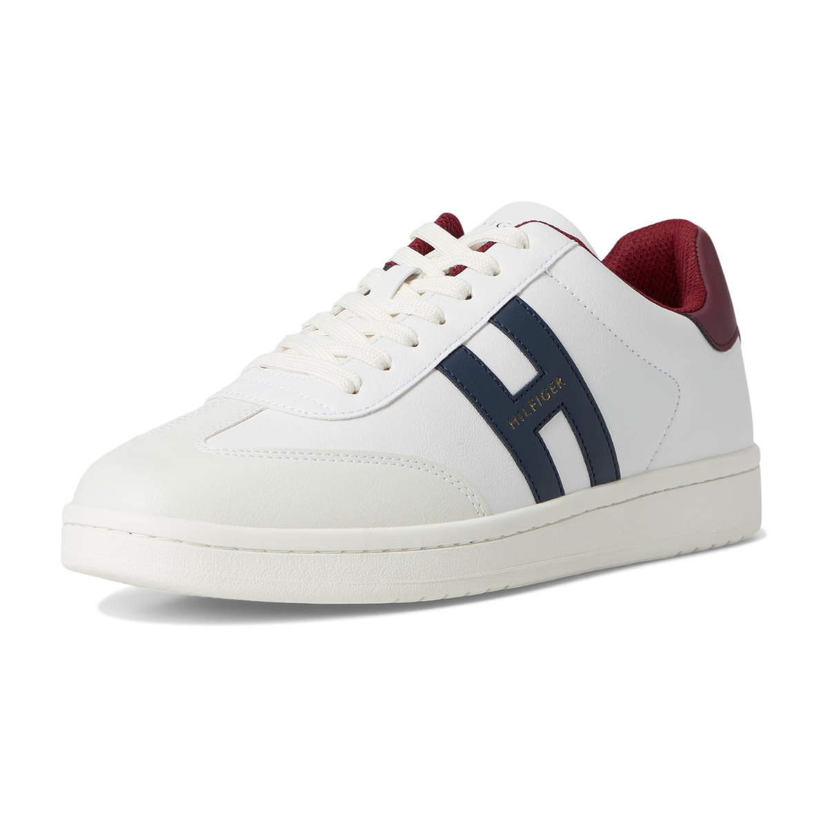 Tommy Hilfiger Lerge Sneakers Men - WHTBRG - White-Burgundy / 41