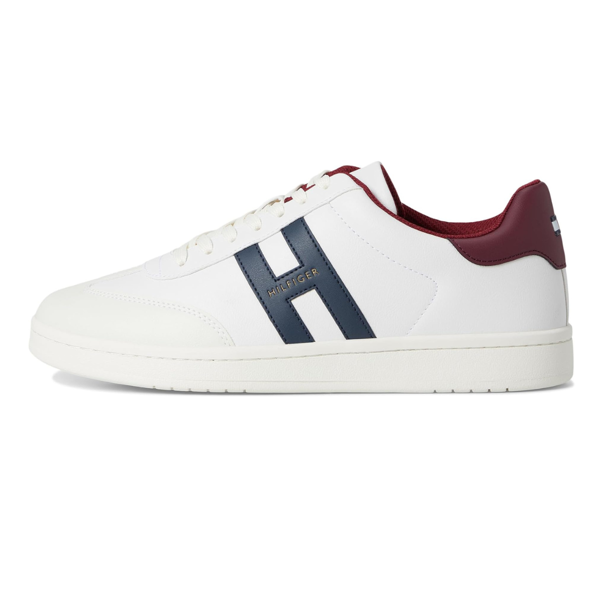 Tommy Hilfiger Lerge Sneakers Men - WHTBRG - White-Burgundy / 41