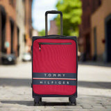 Tommy Hilfiger Lewiston 3-Piece Soft Luggage Set - RED - 3-Piece Set