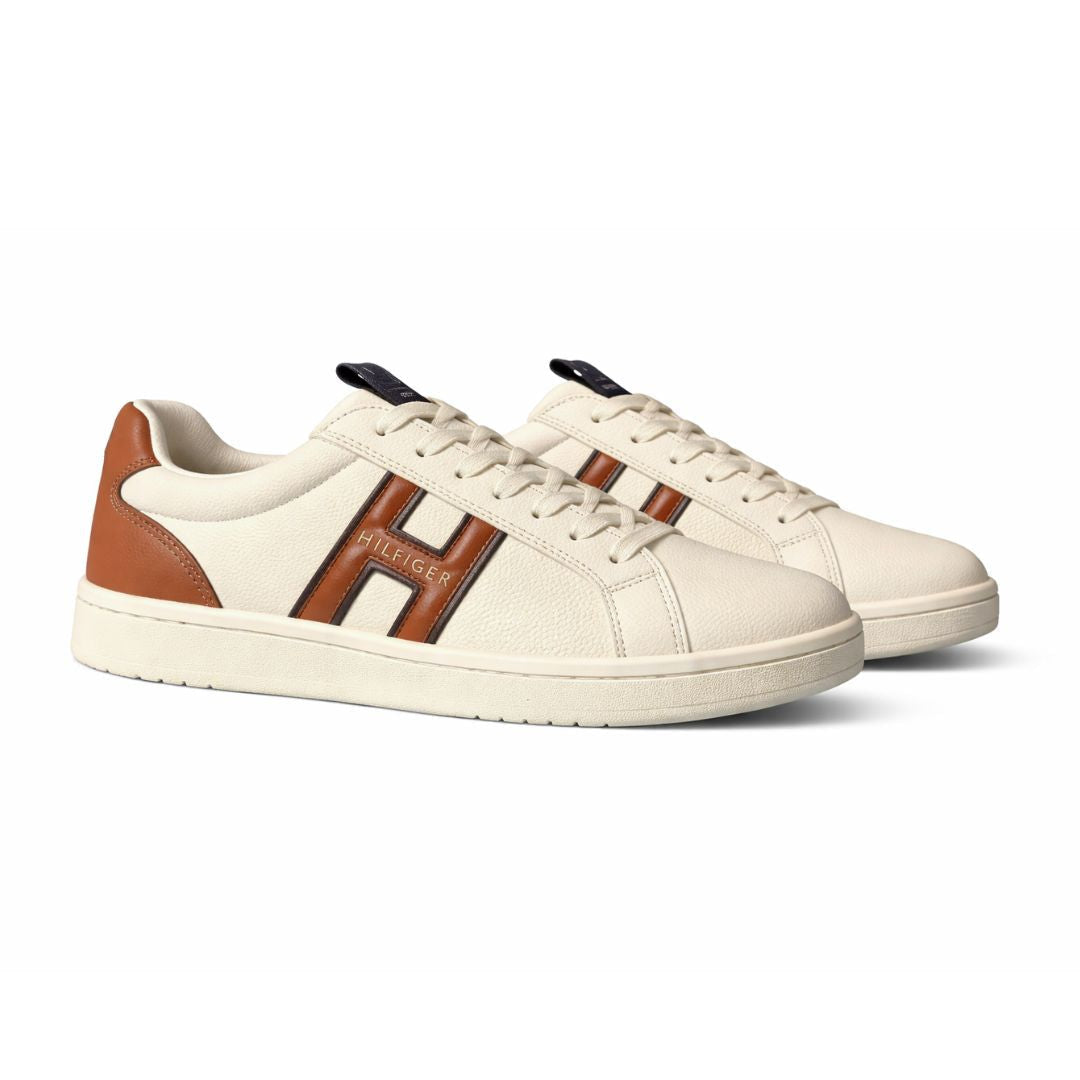 Tommy Hilfiger Lewly Sneaker Men - OFFWHTBRN - Off White/ Brown / 40