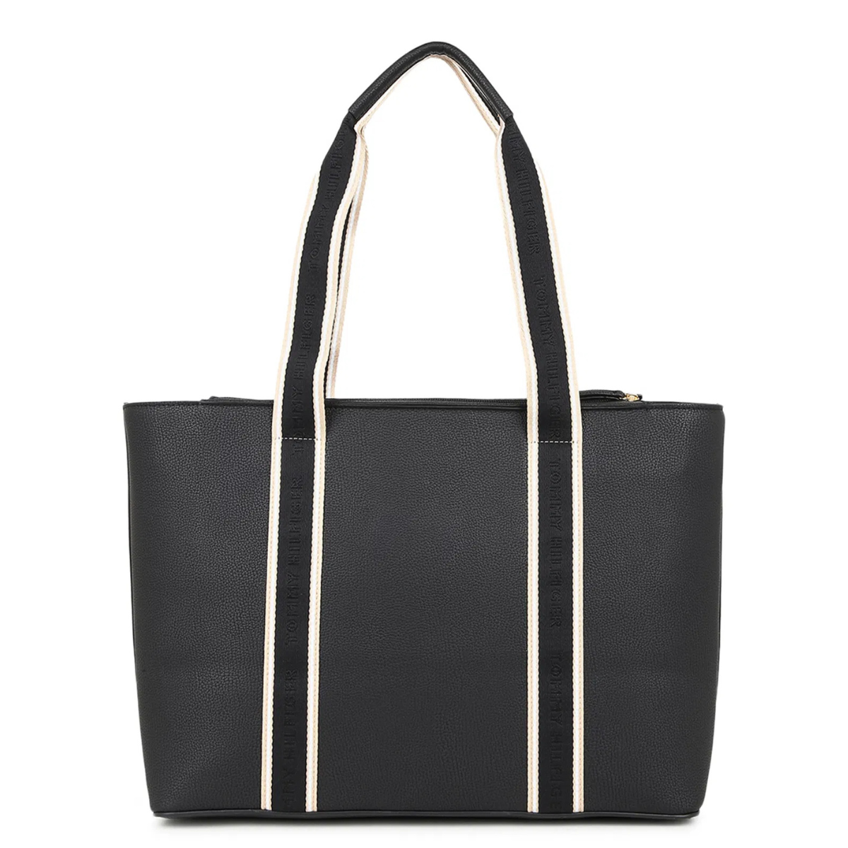 Tommy Hilfiger Life Shopper Tote Bag - BLKBEG - Black-Beige