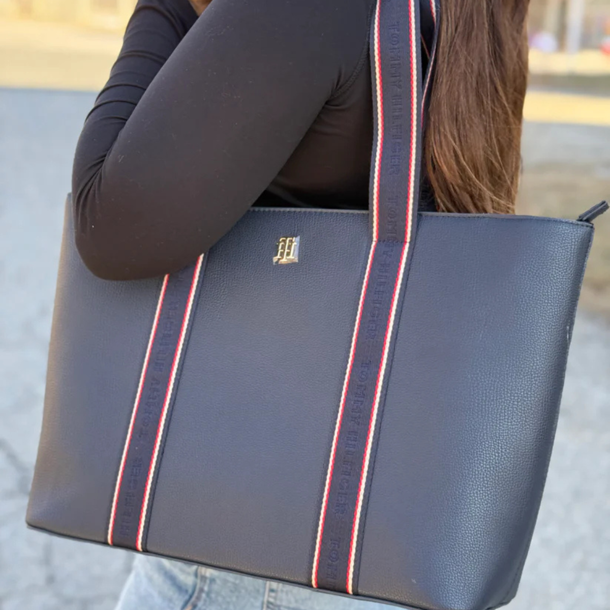 Tommy Hilfiger Life Shopper Tote Bag - NVY - Navy