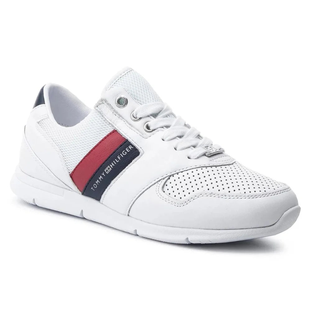 Tommy Hilfiger Lightweight Leather Sneakers FW0FW04261-WHT