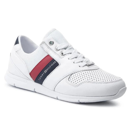 Tommy Hilfiger Lightweight Leather Sneakers FW0FW04261-WHT