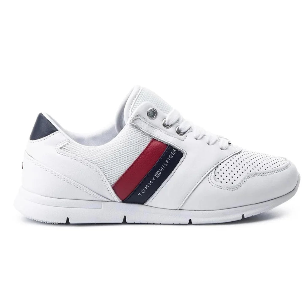 Tommy Hilfiger Lightweight Leather Sneakers FW0FW04261-WHT - White / 37