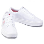 Tommy Hilfiger Lightweight Stripes Knit Sneaker - WHT - Black / 41 - Shoes
