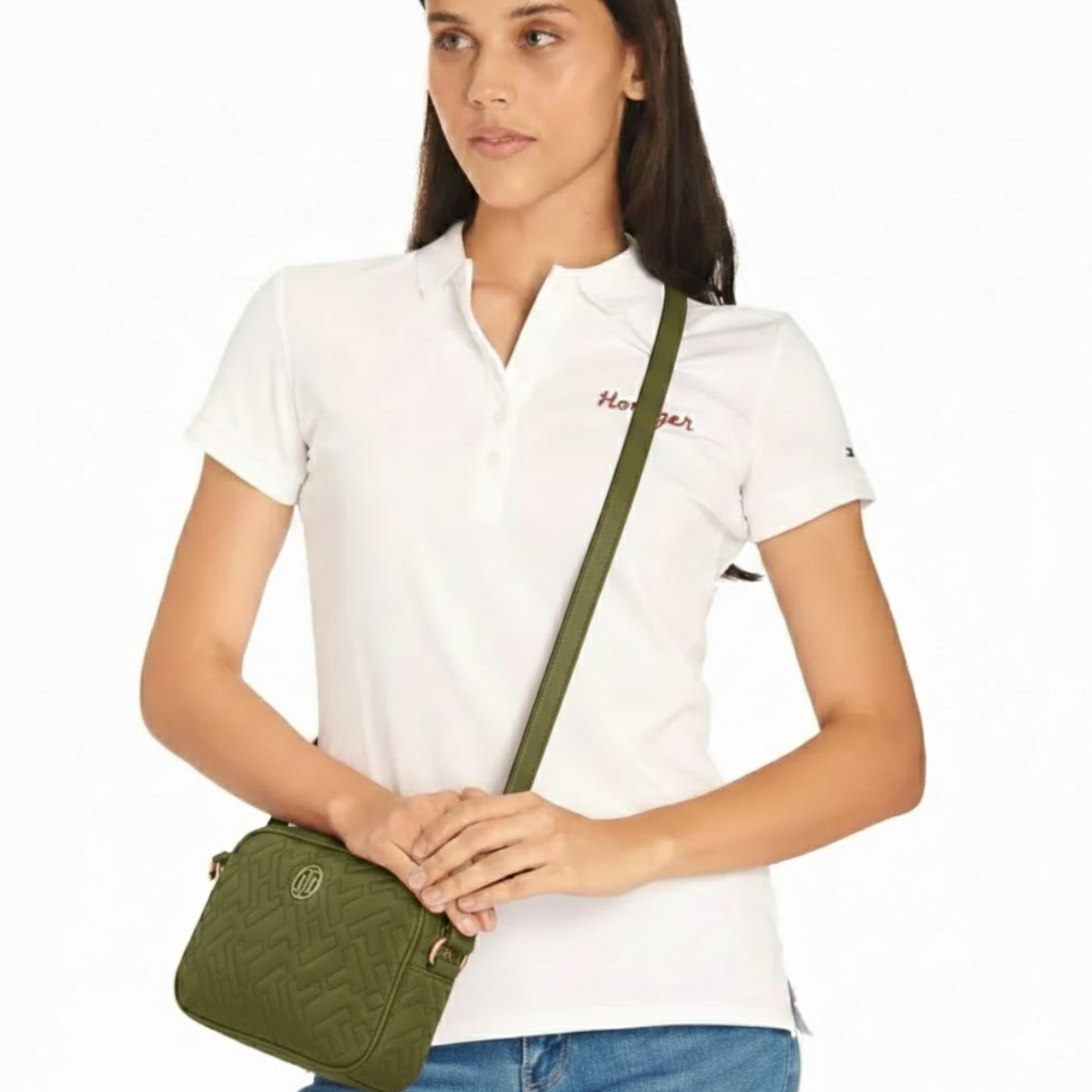 Tommy Hilfiger Logo Crossbody Bag women - OLV - Olive