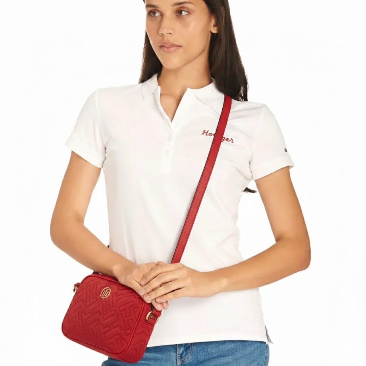Tommy Hilfiger Logo Crossbody Bag women - RED - Red