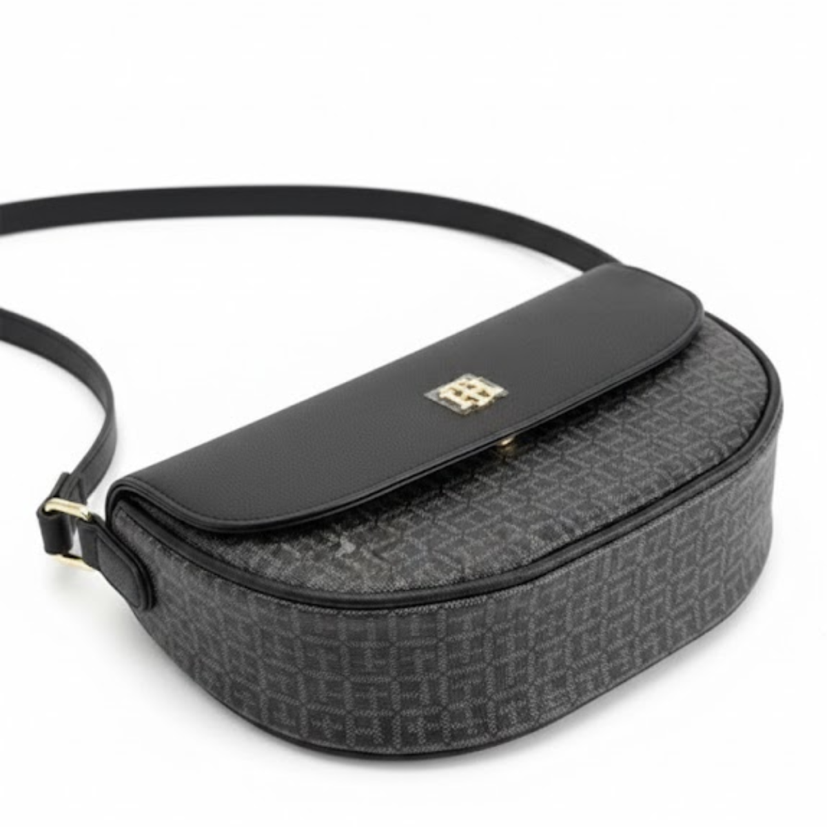 Tommy Hilfiger Logo Pvc Sling Crossbody women - BLK - Black