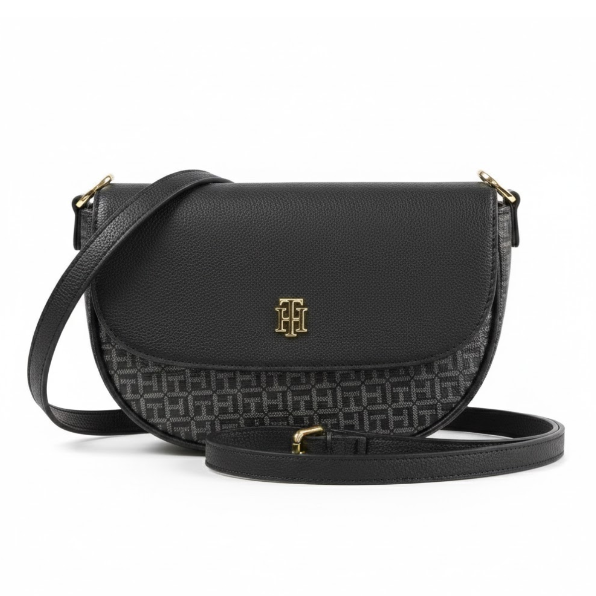 Tommy Hilfiger Logo Pvc Sling Crossbody women - BLK - Black