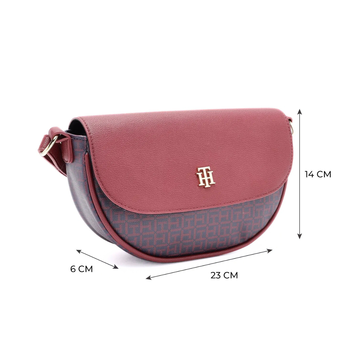 Tommy Hilfiger Logo Pvc Sling Crossbody women - BUR - Burgundy