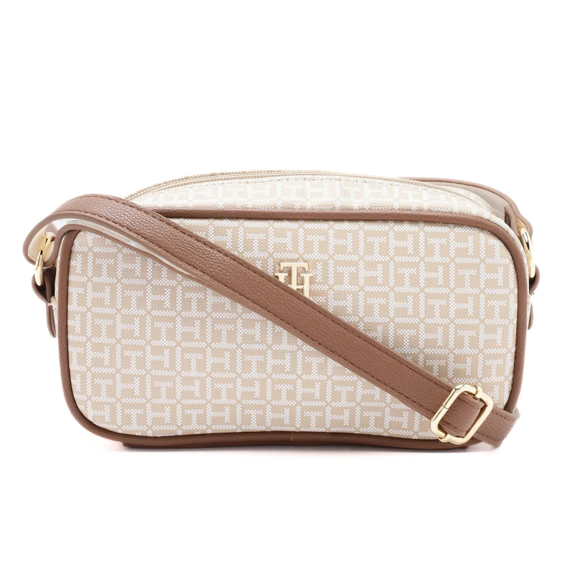 Tommy Hilfiger Logo Pvc Sling Shoulder Bag women - BEG - Beige