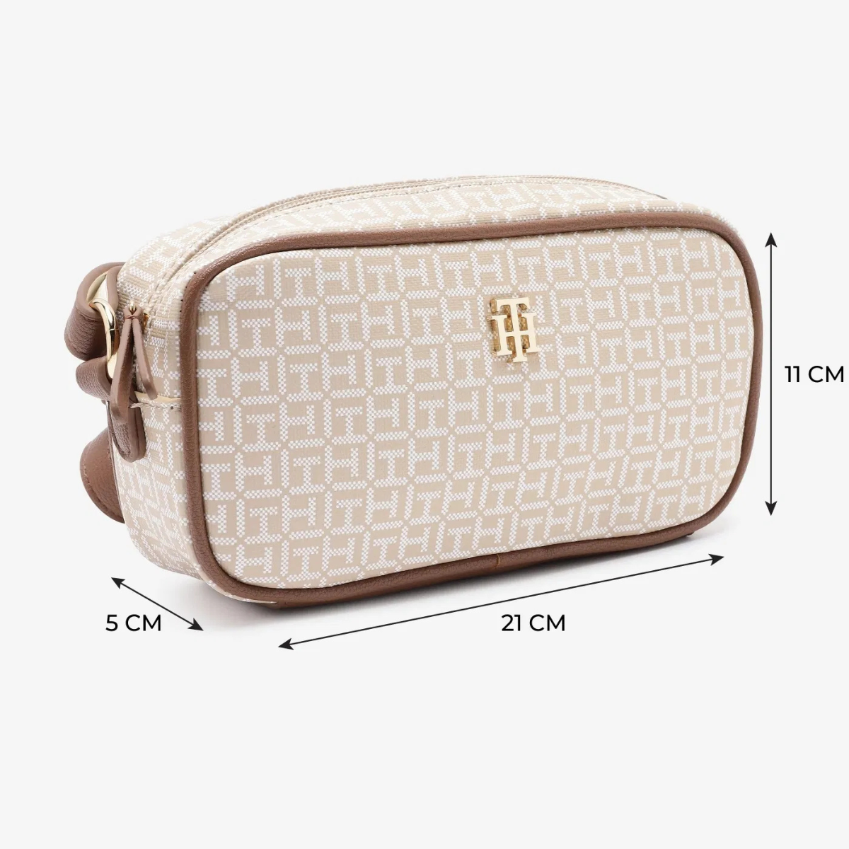 Tommy Hilfiger Logo Pvc Sling Shoulder Bag women - BEG - Beige