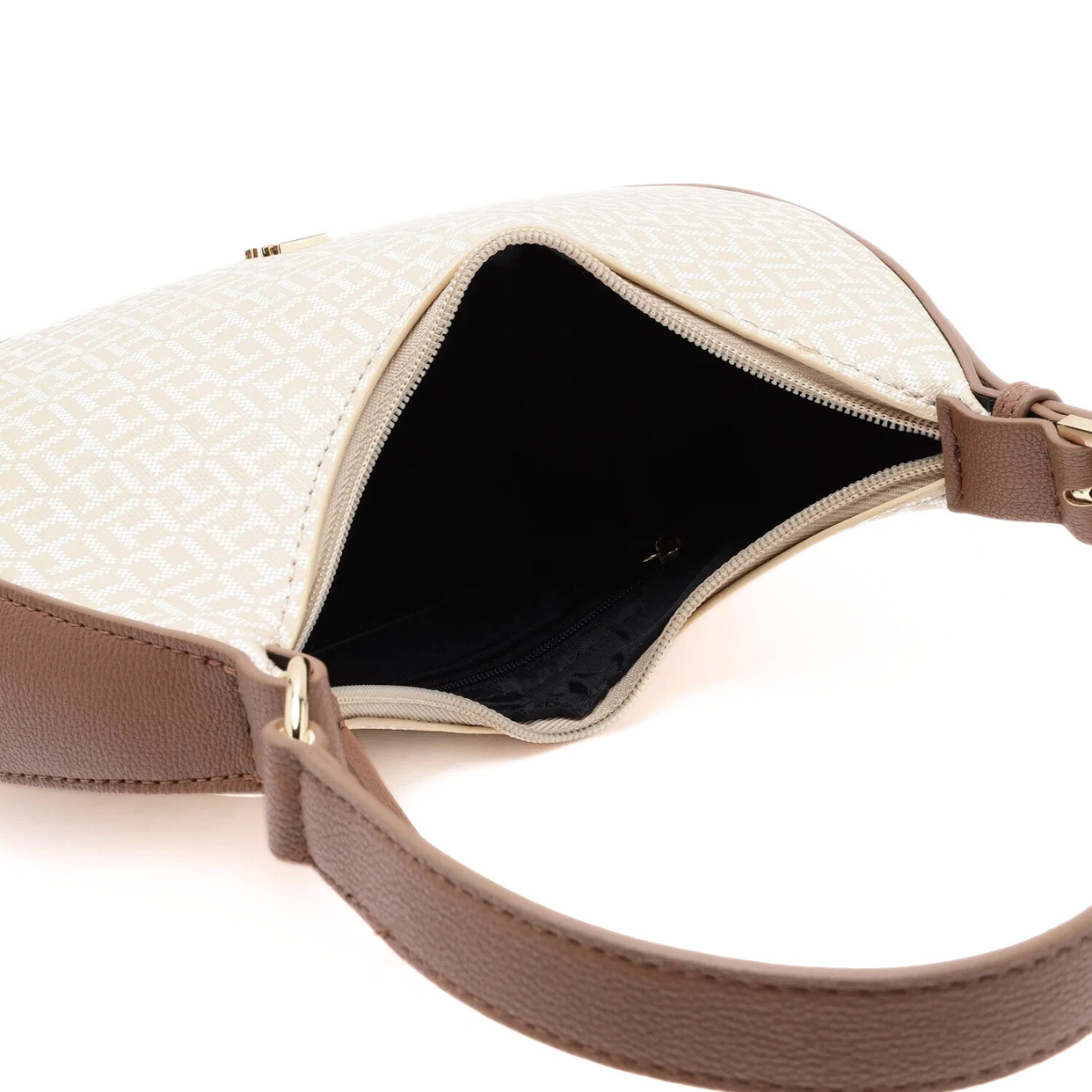 Tommy Hilfiger Logo Pvc Sling Shoulder Bag Women - BEG - Beige