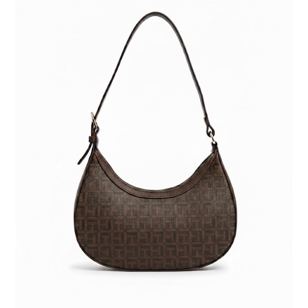 Tommy Hilfiger Logo Pvc Sling Shoulder Bag Women - BRN - Brown