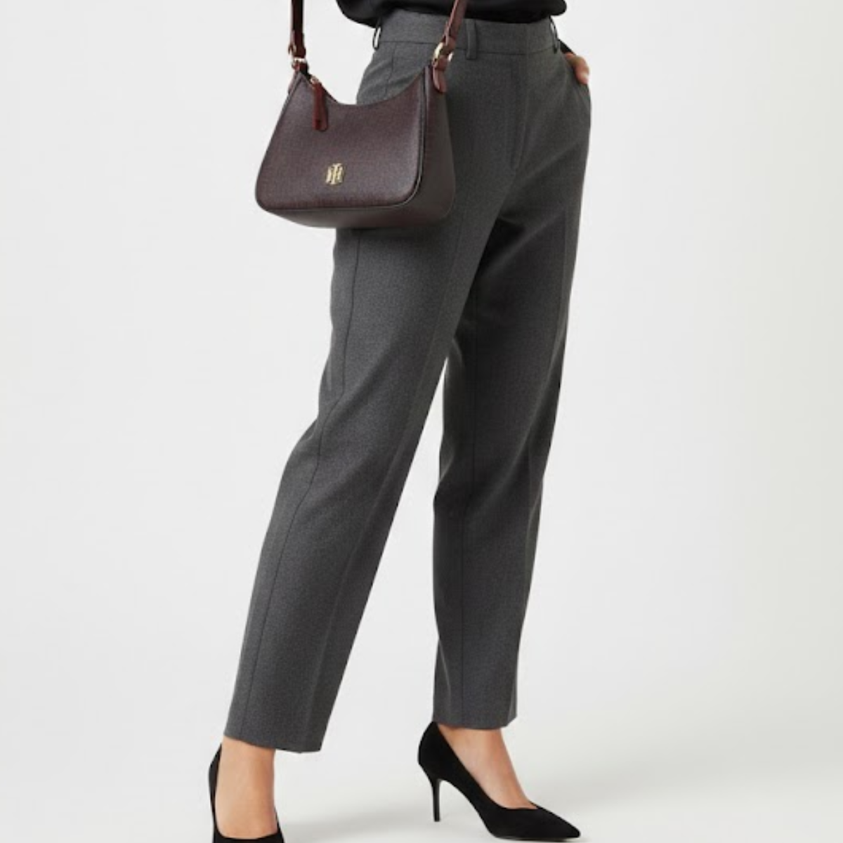 Tommy Hilfiger Logo Pvc Sling Shoulder Bag Women - BUR - Burgundy