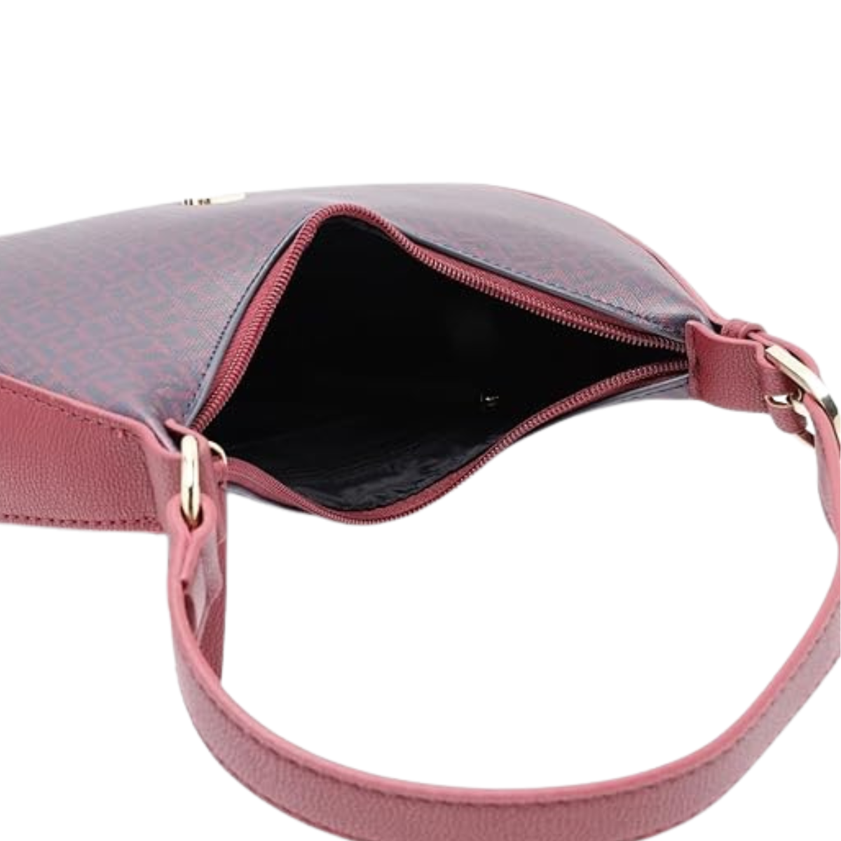 Tommy Hilfiger Logo Pvc Sling Shoulder Bag Women - BUR - Burgundy