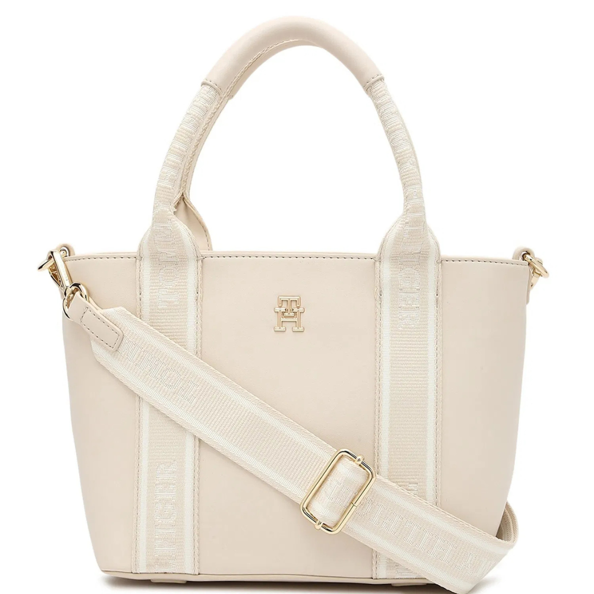 Tommy Hilfiger LOGOTAPE MINI TOTE Handbag Women - BEG - Beige