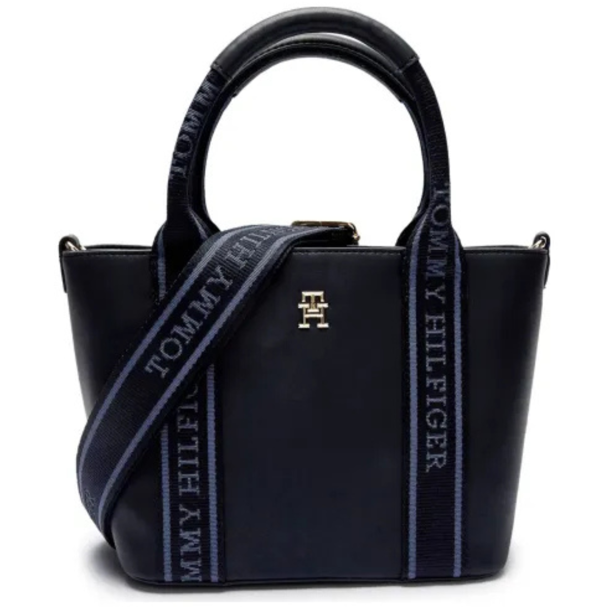 Tommy Hilfiger LOGOTAPE MINI TOTE Handbag Women - BLK - Black