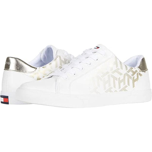 Tommy Hilfiger Loura 3 Women - White/Gold / M / 36 - Shoes