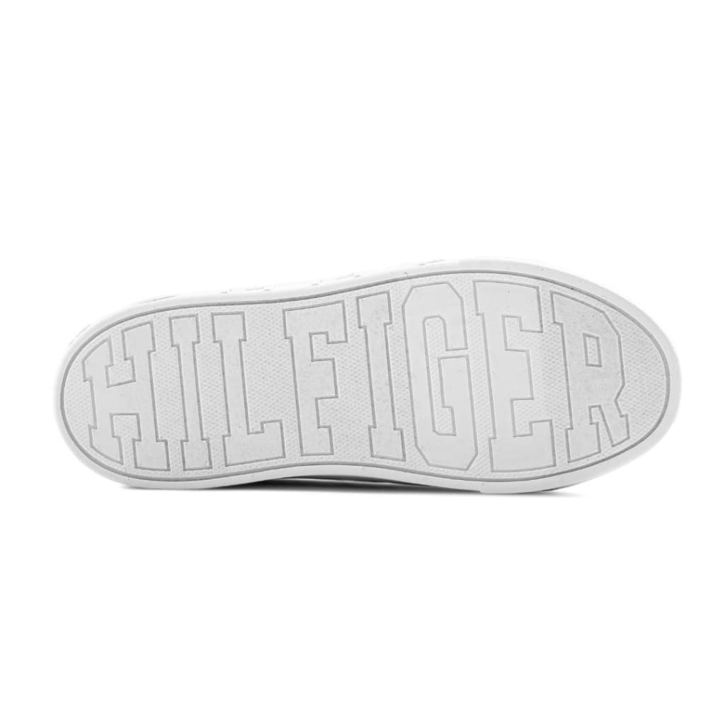 Tommy Hilfiger Love Cade Court Low Kids - WHT White / D Medium 32.5 Shoes