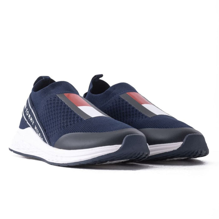 Tommy Hilfiger Low Cut Slip on Sneaker Kids - BLU - Blue / 28 / M - Shoes