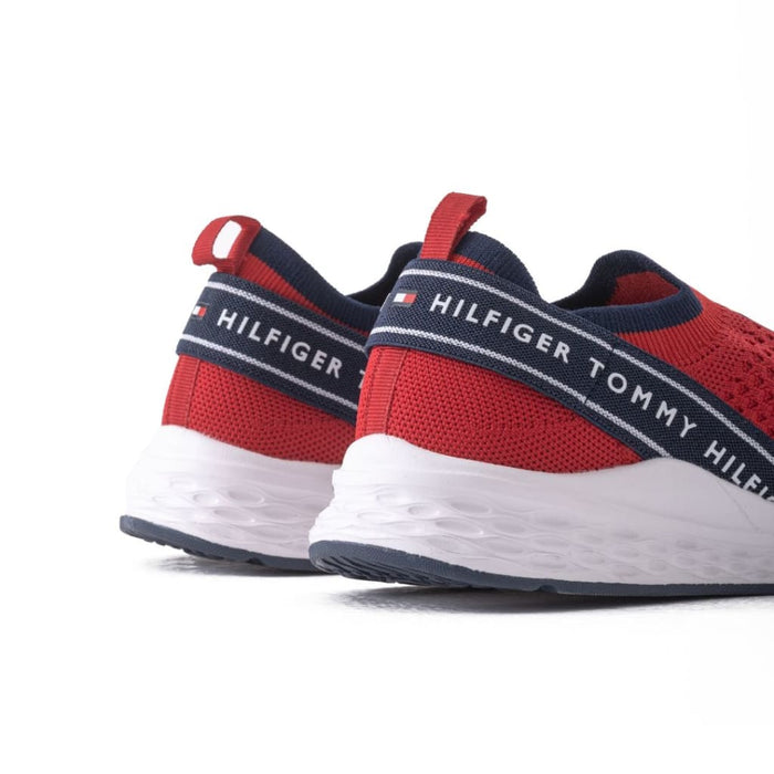 Tommy Hilfiger Low Cut Slip on Sneaker Kids - RED - Shoes