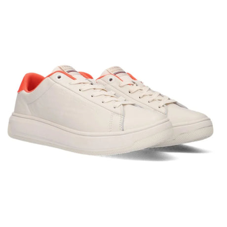 Tommy Hilfiger Low Top Leather Cupsole Trainers Women - BEG - Beige / 39 / M