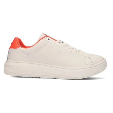 Tommy Hilfiger Low Top Leather Cupsole Trainers Women - BEG - Beige / 39 / M